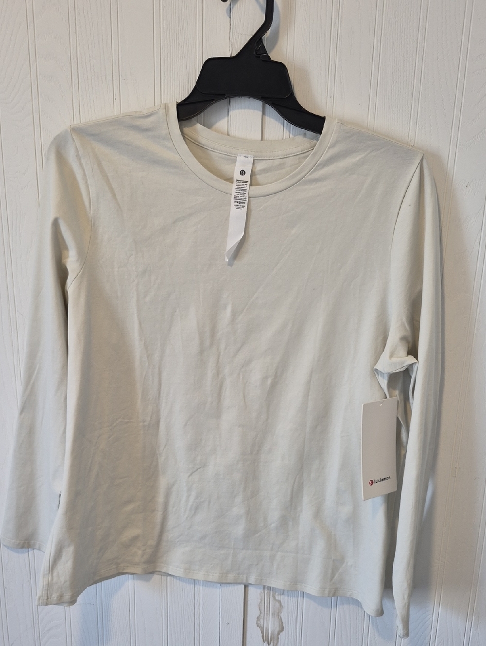lululemon athletica Crew Neck Tee in Bone Color Size XL